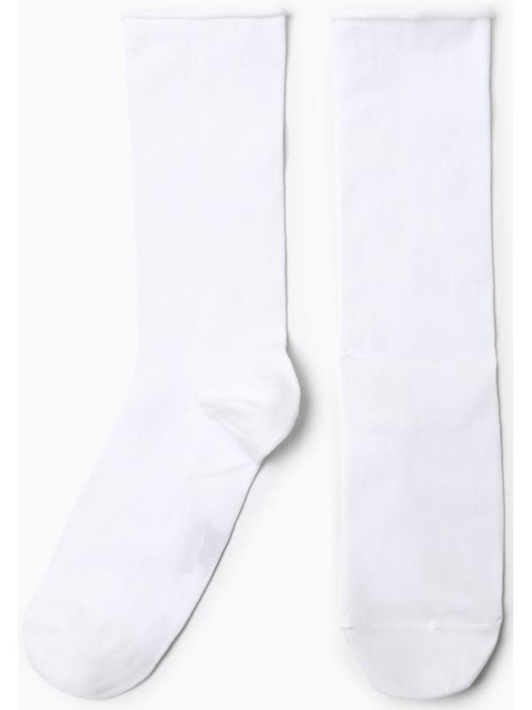 Носки женские, цвет белый, размер 23-25