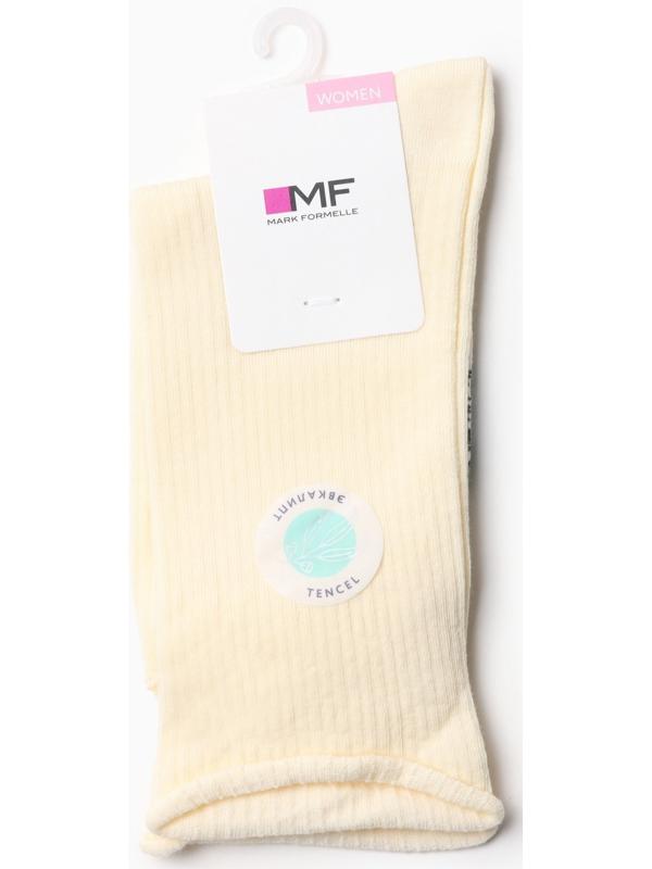 Носки женские, цвет кремовый размер 25-27