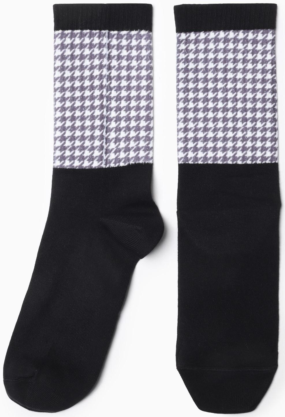 Носки женские, цвет чёрный, размер 23-25