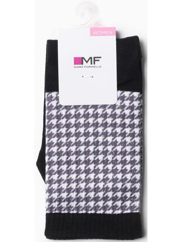 Носки женские, цвет чёрный, размер 23-25