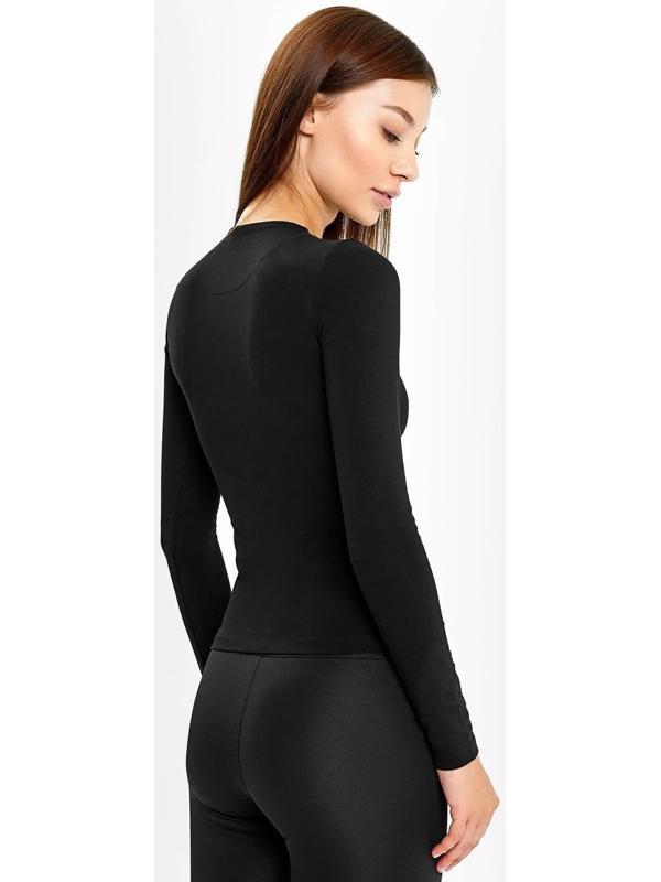Джемпер женский, цвет черный, размер 46 (M)