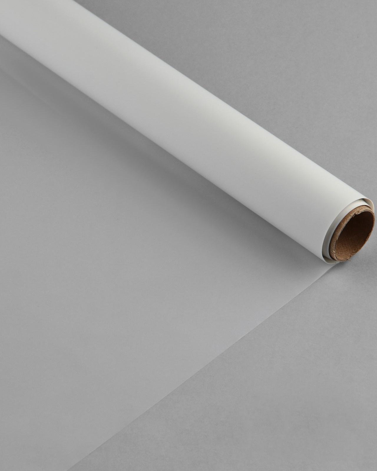 Плёнка матовая прозрачная «Белая», 0.6 x 10 м