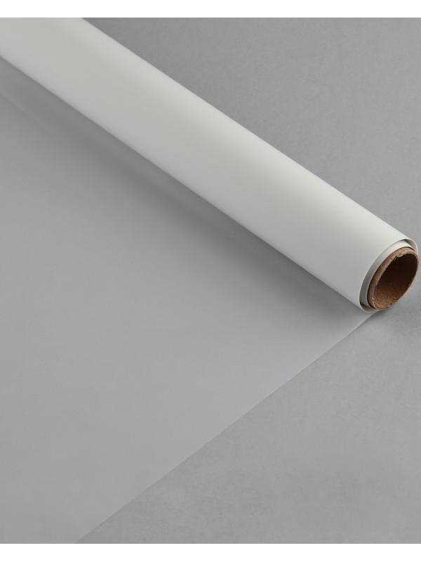 Плёнка матовая прозрачная «Белая», 0.6 x 10 м