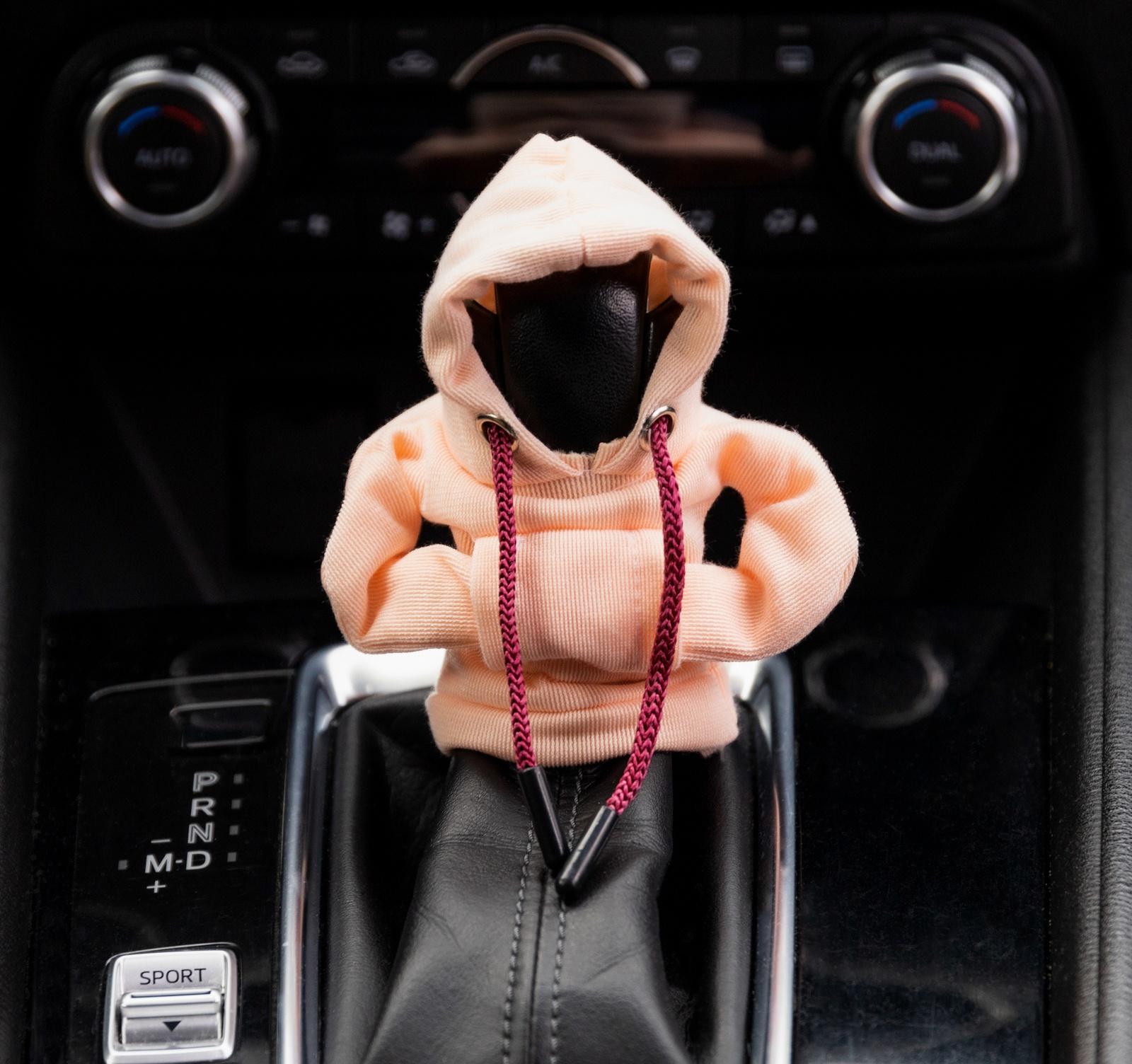 Чехол на рычаг коробки передач, Худи, розовый