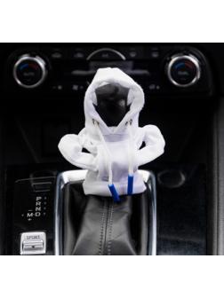 Чехол на рычаг коробки передач, Худи, белый