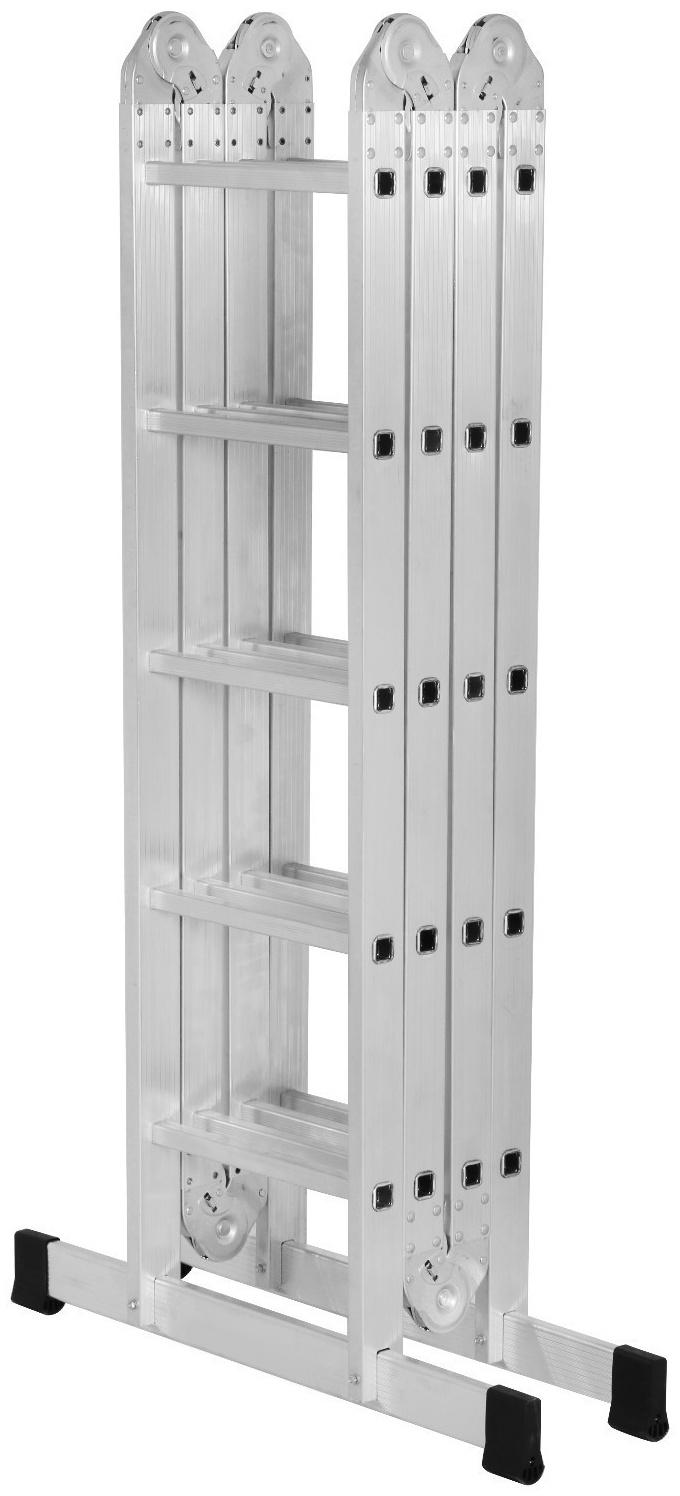Лестница-трансформер ТУНДРА, алюминиевая, 4х5 ступени