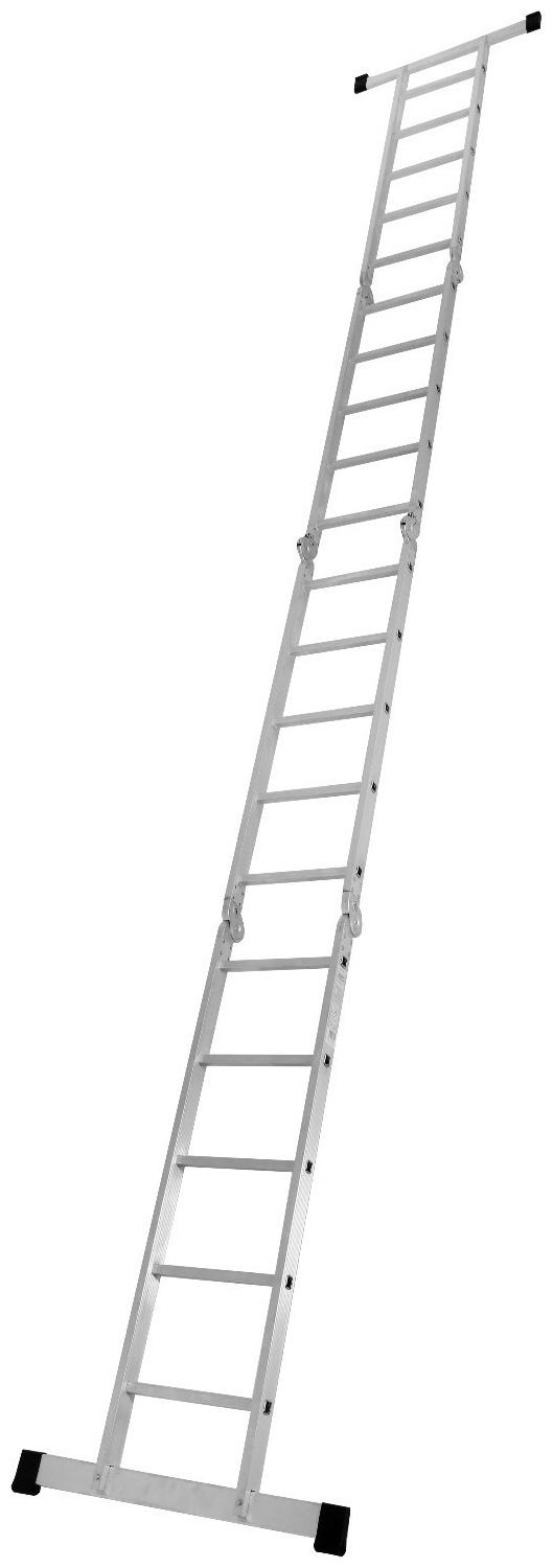 Лестница-трансформер ТУНДРА, алюминиевая, 4х5 ступени