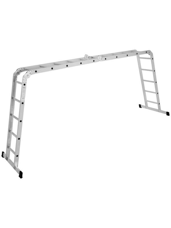 Лестница-трансформер ТУНДРА, алюминиевая, 4х5 ступени
