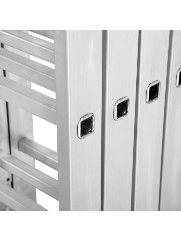 Лестница-трансформер ТУНДРА, алюминиевая, 4х5 ступени