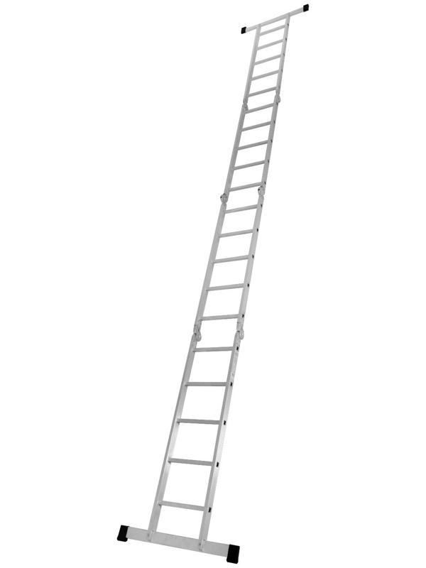 Лестница-трансформер ТУНДРА, алюминиевая, 4х5 ступени