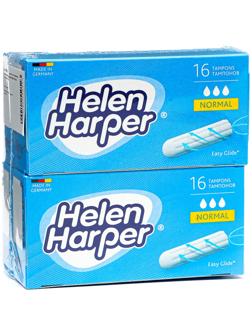 Тампоны безаппликаторные Helen Harper, Normal, 16 шт (4 упаковки)