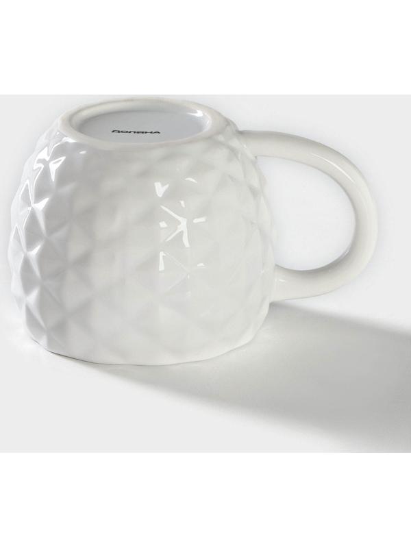 Кружка Доляна «Ананас», 480 мл, цвет белый