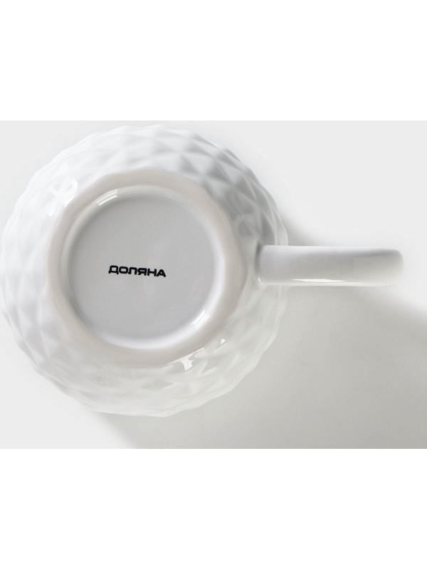 Кружка Доляна «Ананас», 480 мл, цвет белый