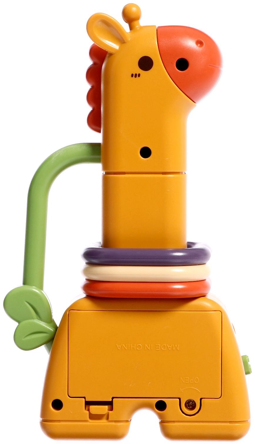 Музыкальная погремушка, звук, свет