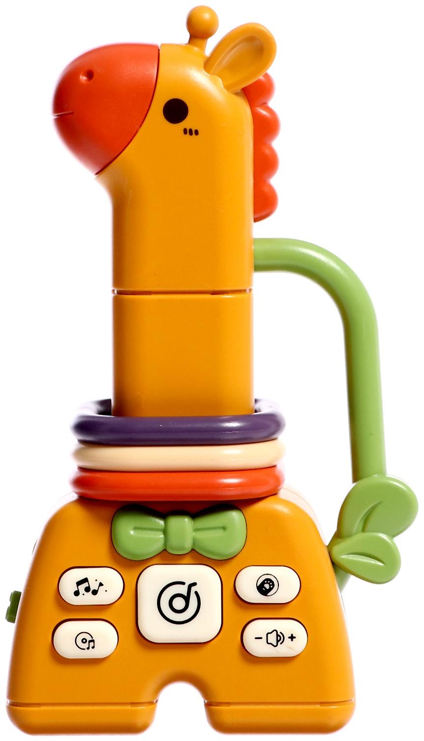 Музыкальная погремушка, звук, свет