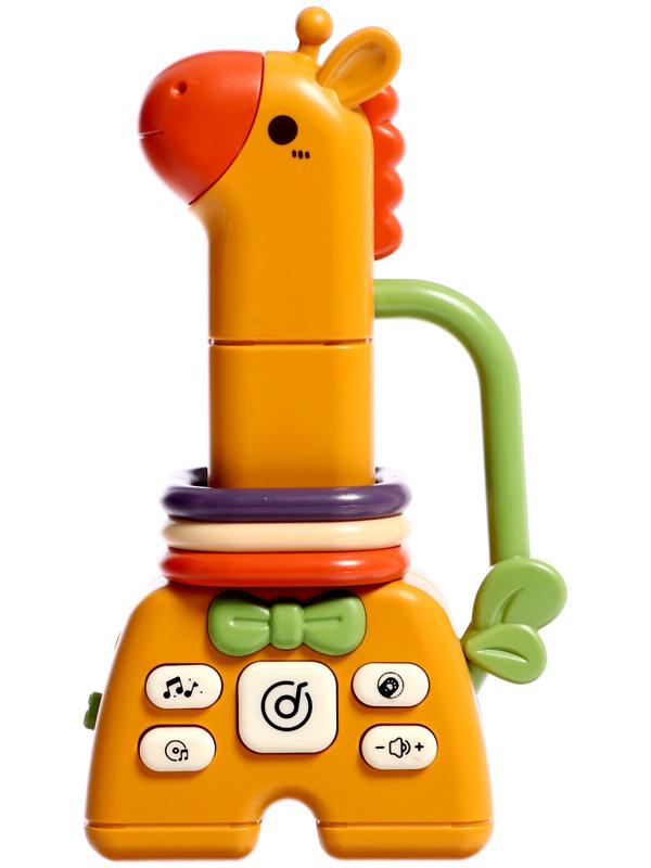 Музыкальная погремушка, звук, свет