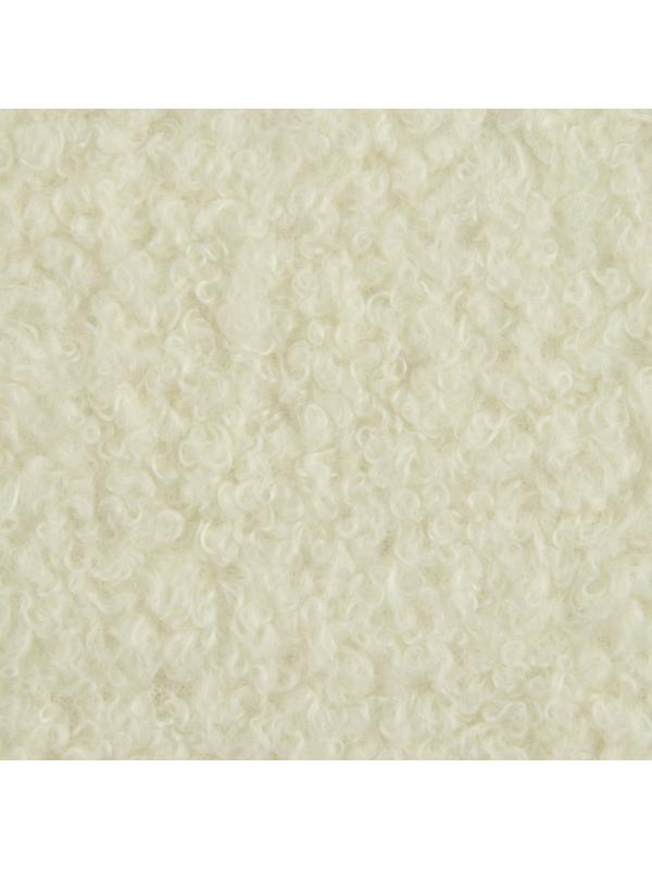 Лоскут мех «Барашек», 50 × 50 см, 500 г/м, цвет молочный №1