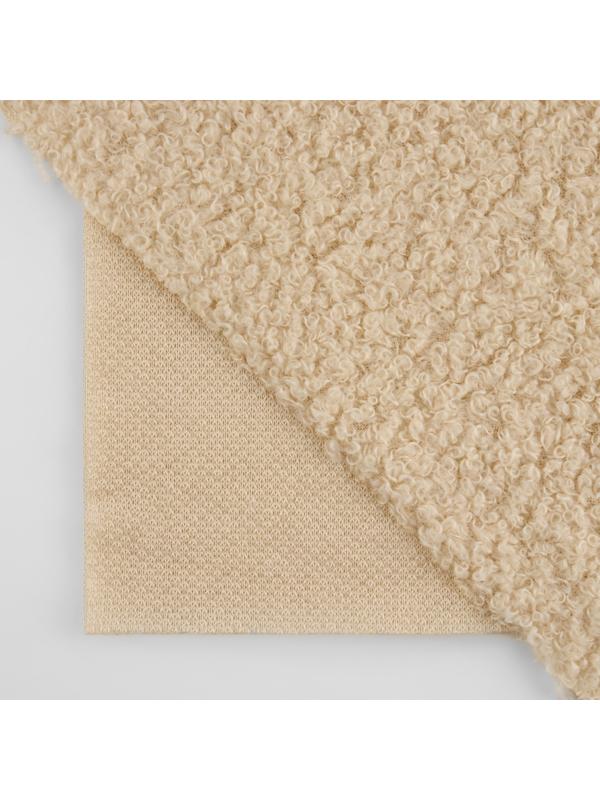 Лоскут мех «Барашек», 50 × 50 см, 500 г/м, цвет бежевый №2