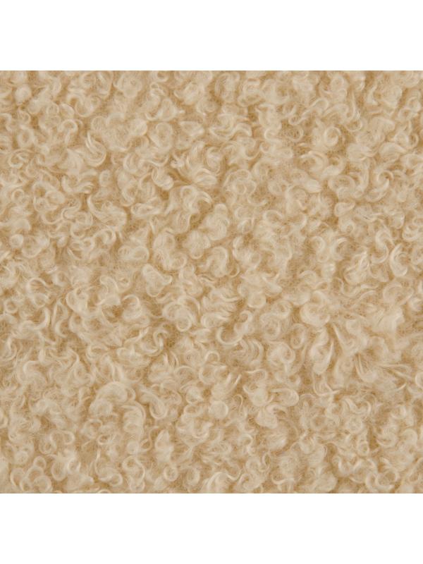 Лоскут мех «Барашек», 50 × 50 см, 500 г/м, цвет бежевый №2