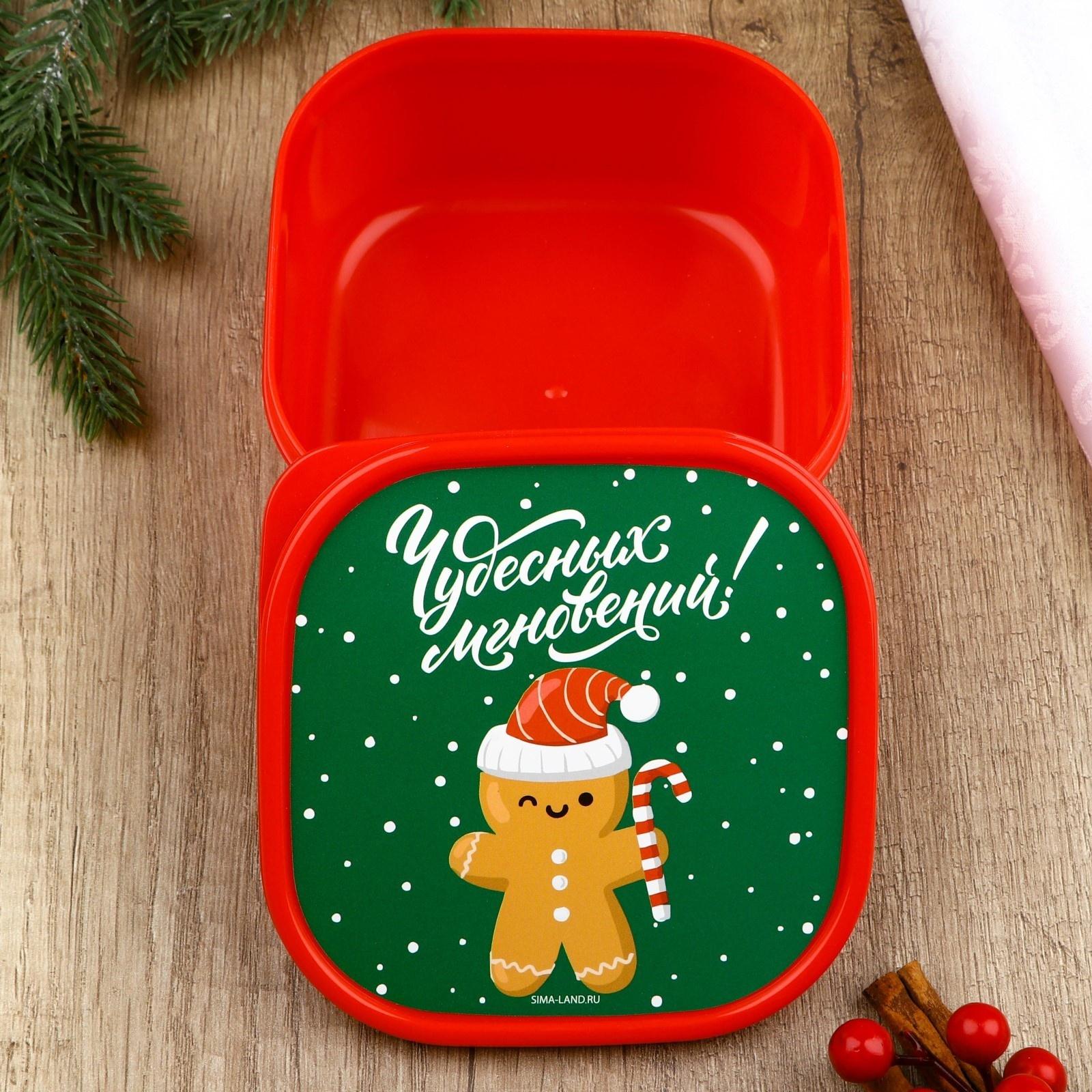 Ланч-бокс «Чудесных мгновений!», 700 мл