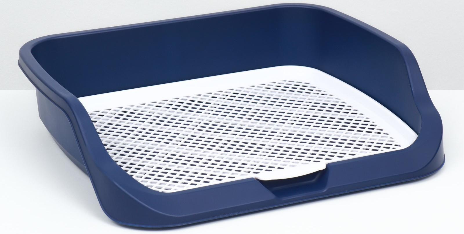 Туалет открытый 53 х 45 х 13 см, синий