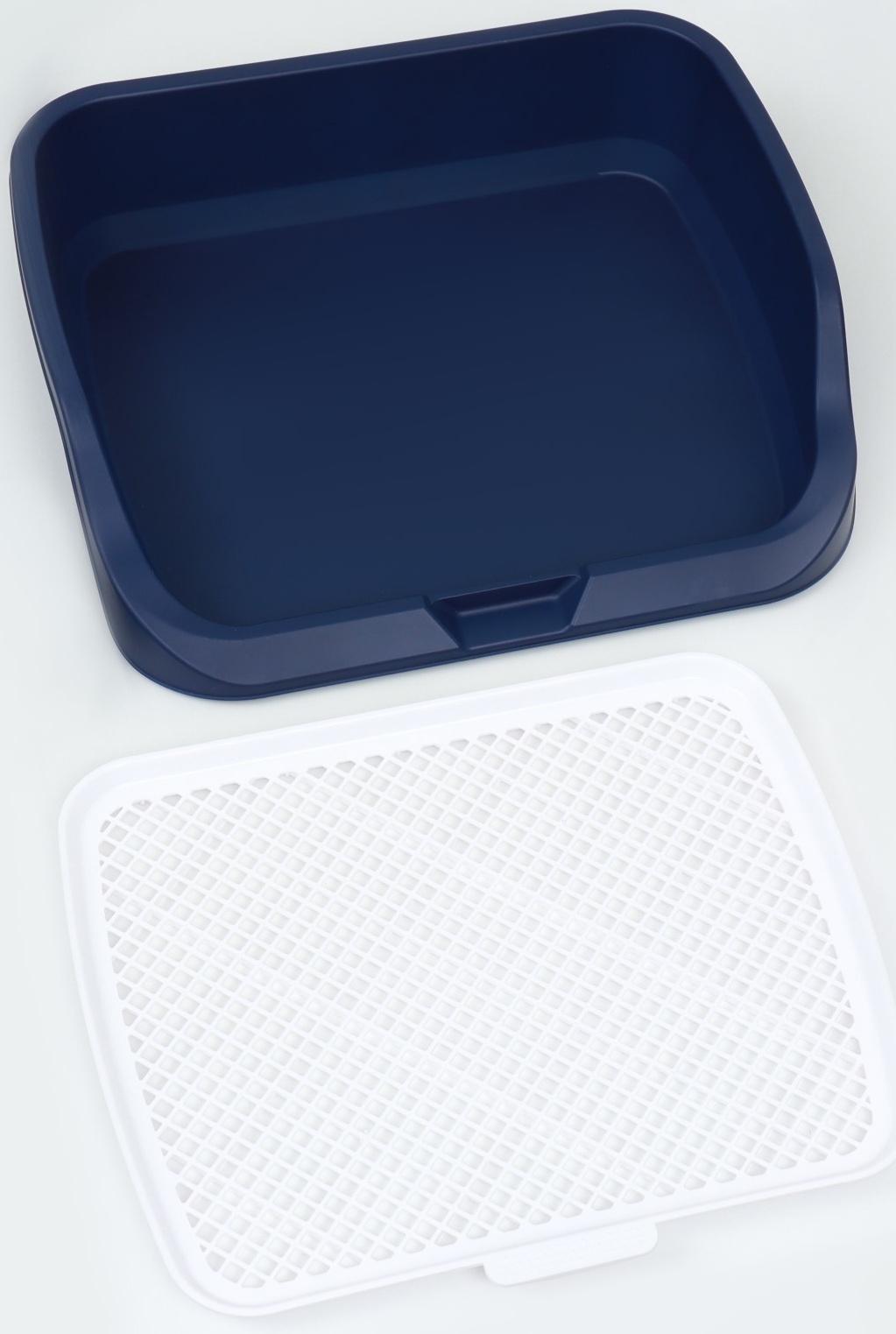 Туалет открытый 53 х 45 х 13 см, синий