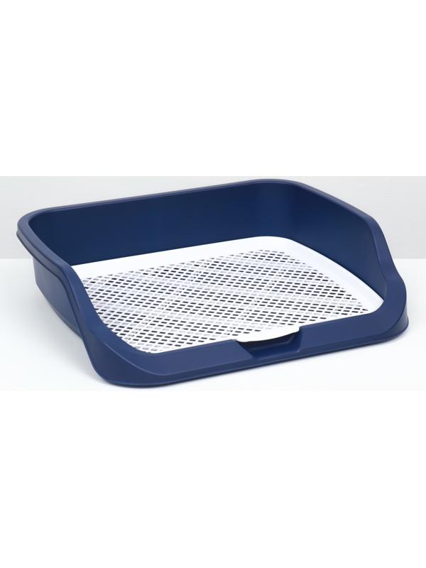 Туалет открытый 53 х 45 х 13 см, синий