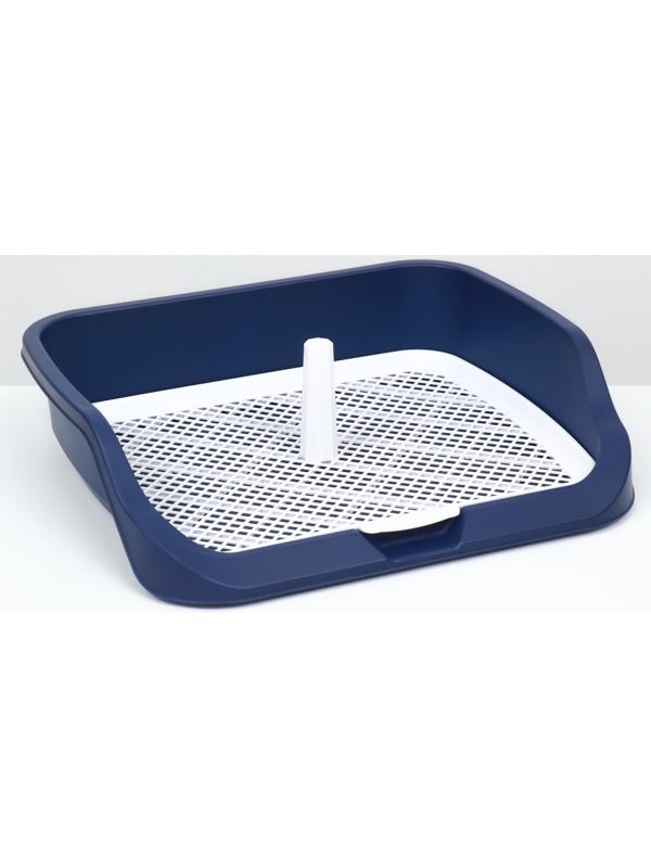 Туалет открытый 53 х 45 х 13 см, синий