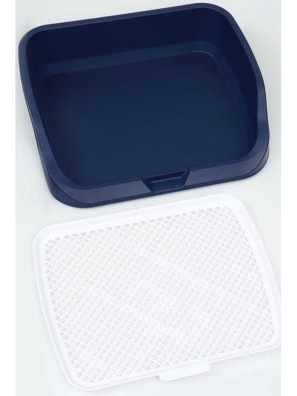 Туалет открытый 53 х 45 х 13 см, синий