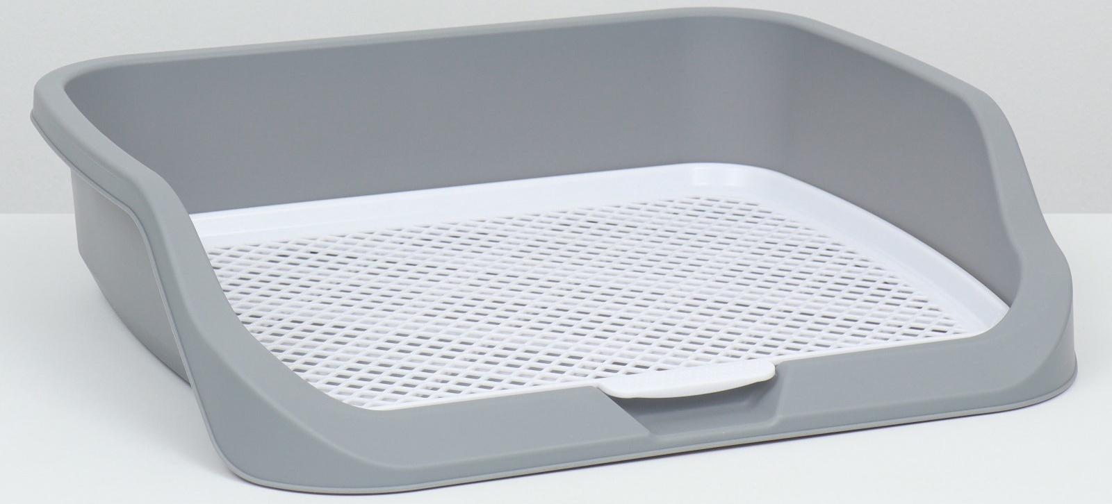 Туалет открытый 53 х 45 х 13 см, серый