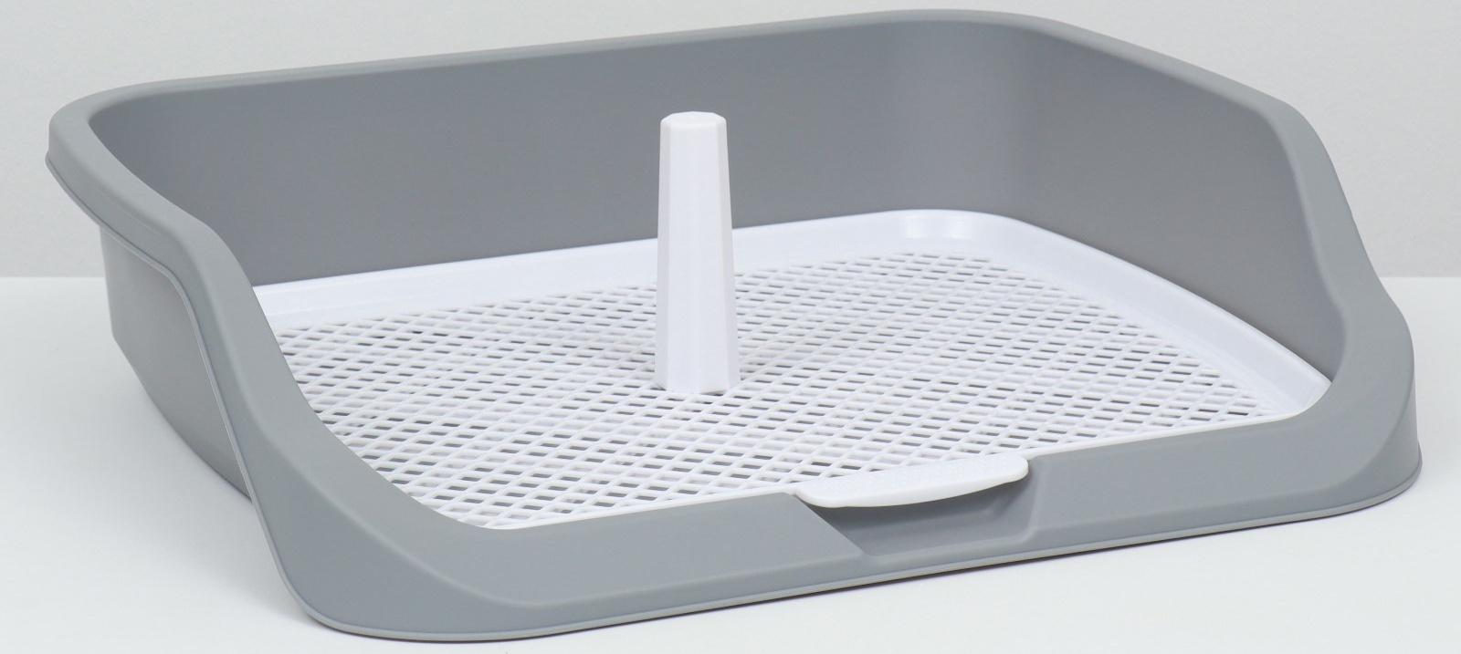 Туалет открытый 53 х 45 х 13 см, серый