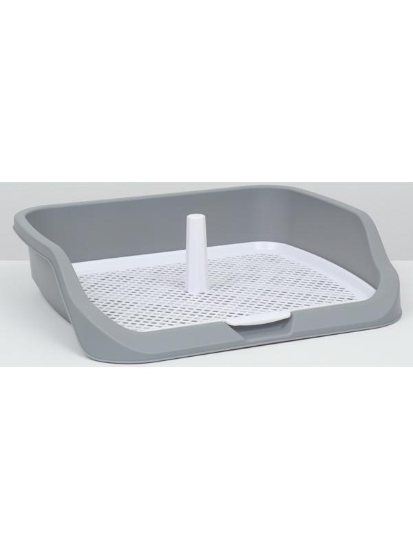 Туалет открытый 53 х 45 х 13 см, серый