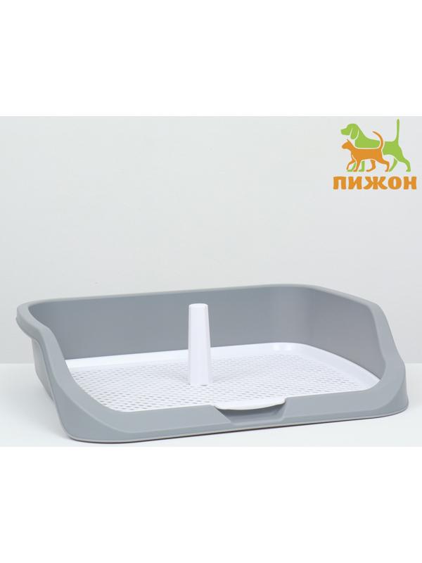 Туалет открытый 53 х 45 х 13 см, серый