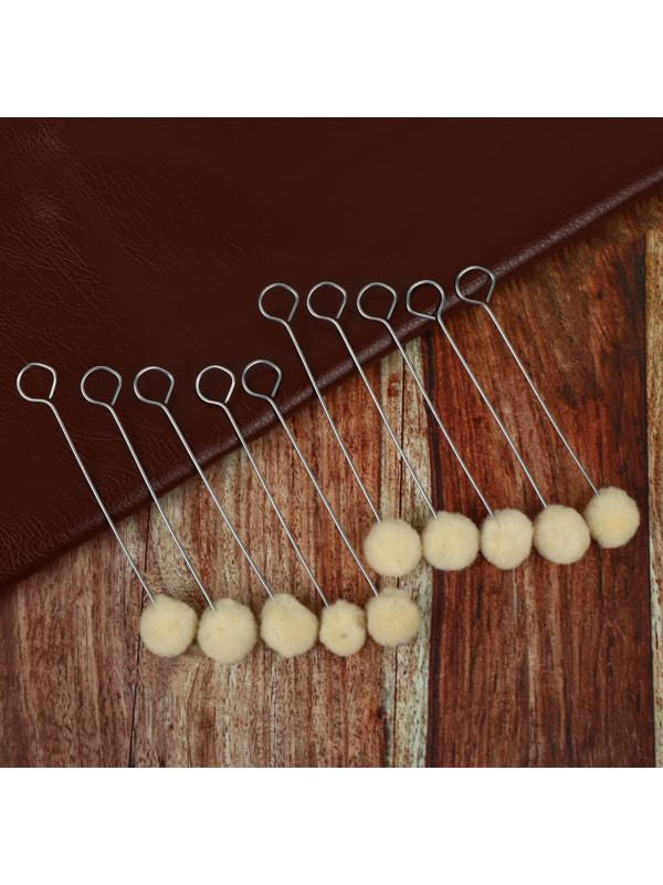 Шерстяные валики для нанесения краски на кожу, 12,5 см, 10 шт