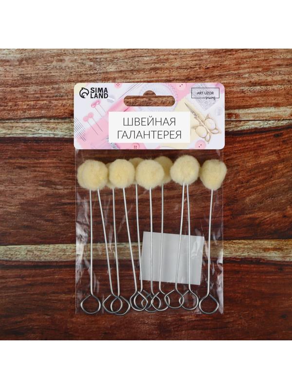 Шерстяные валики для нанесения краски на кожу, 12,5 см, 10 шт