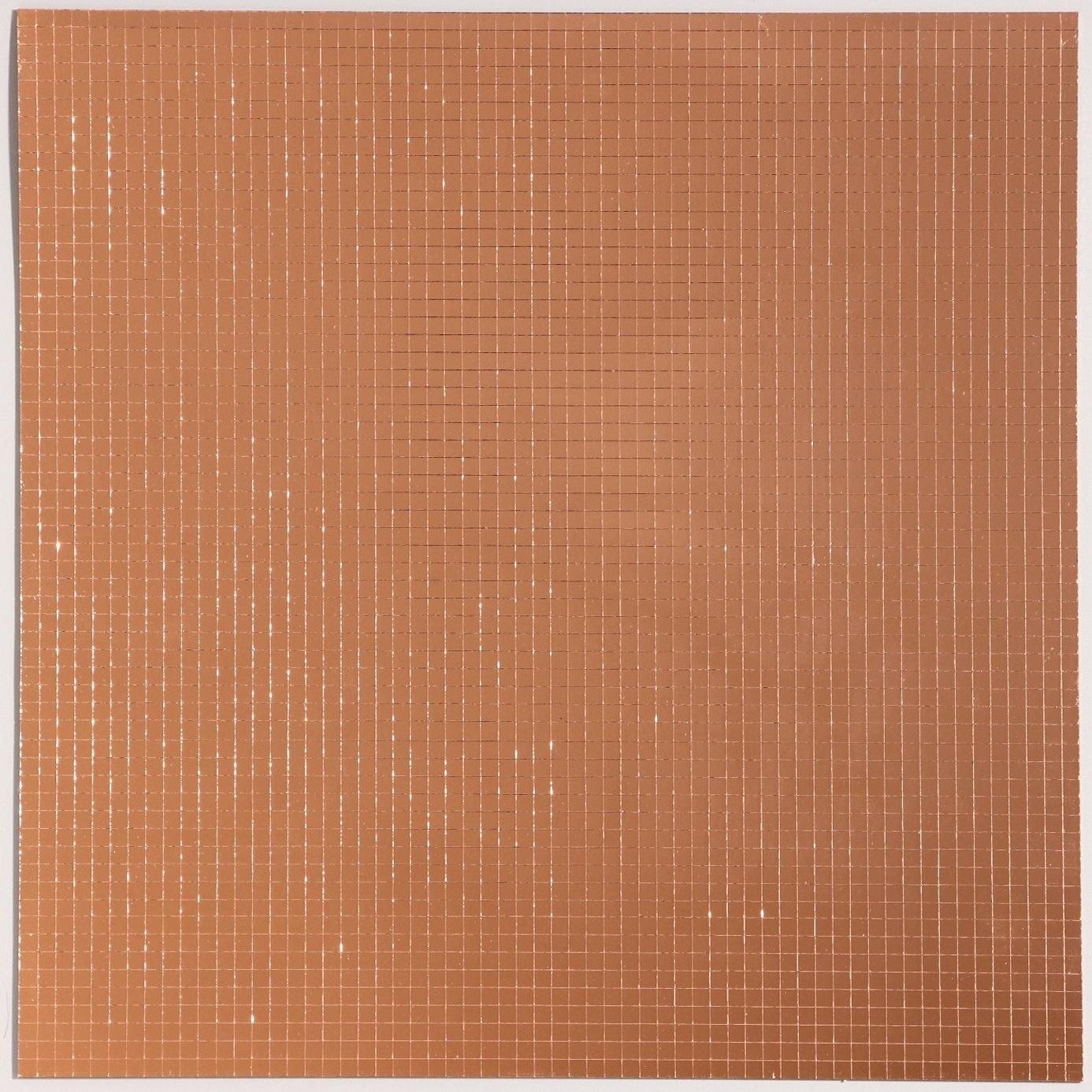 Панель самоклеящаяся 30*30см мозайка мелкая, медь