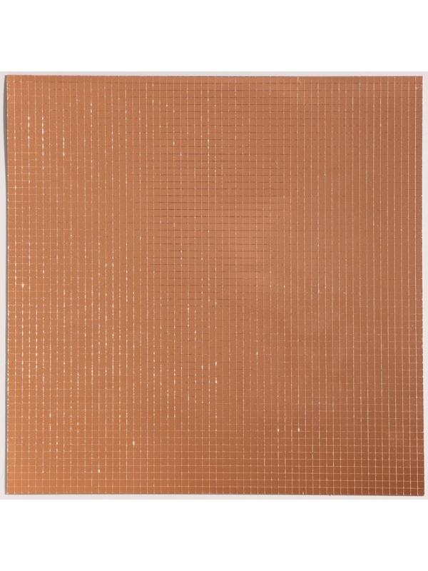 Панель самоклеящаяся 30*30см мозайка мелкая, медь