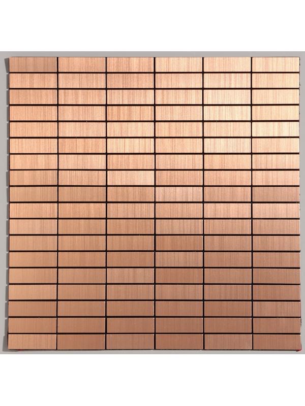 Панель самоклеящаяся 30*30см мозайка плитка бронзовая