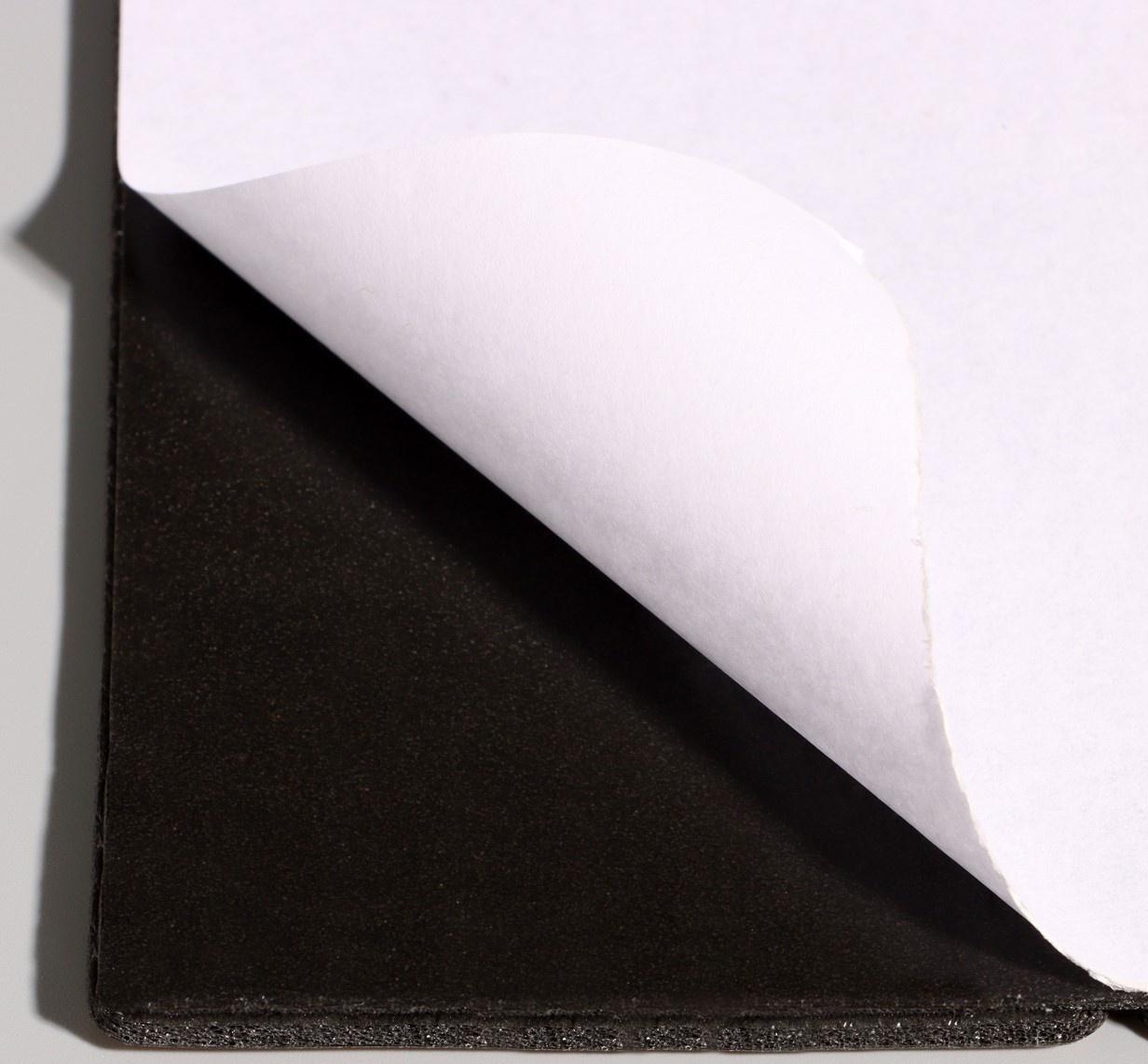 Панель самоклеящаяся 30*30см мягкая, клетка черная