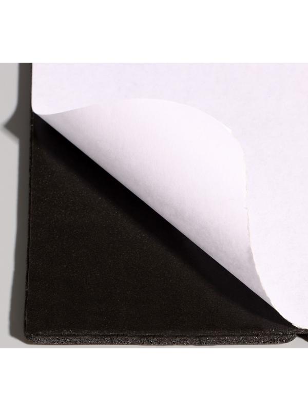 Панель самоклеящаяся 30*30см мягкая, клетка черная