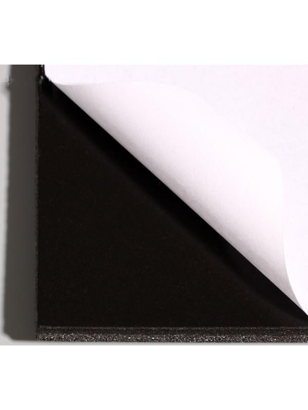 Панель самоклеящаяся 30*30см мягкая мрамор черный