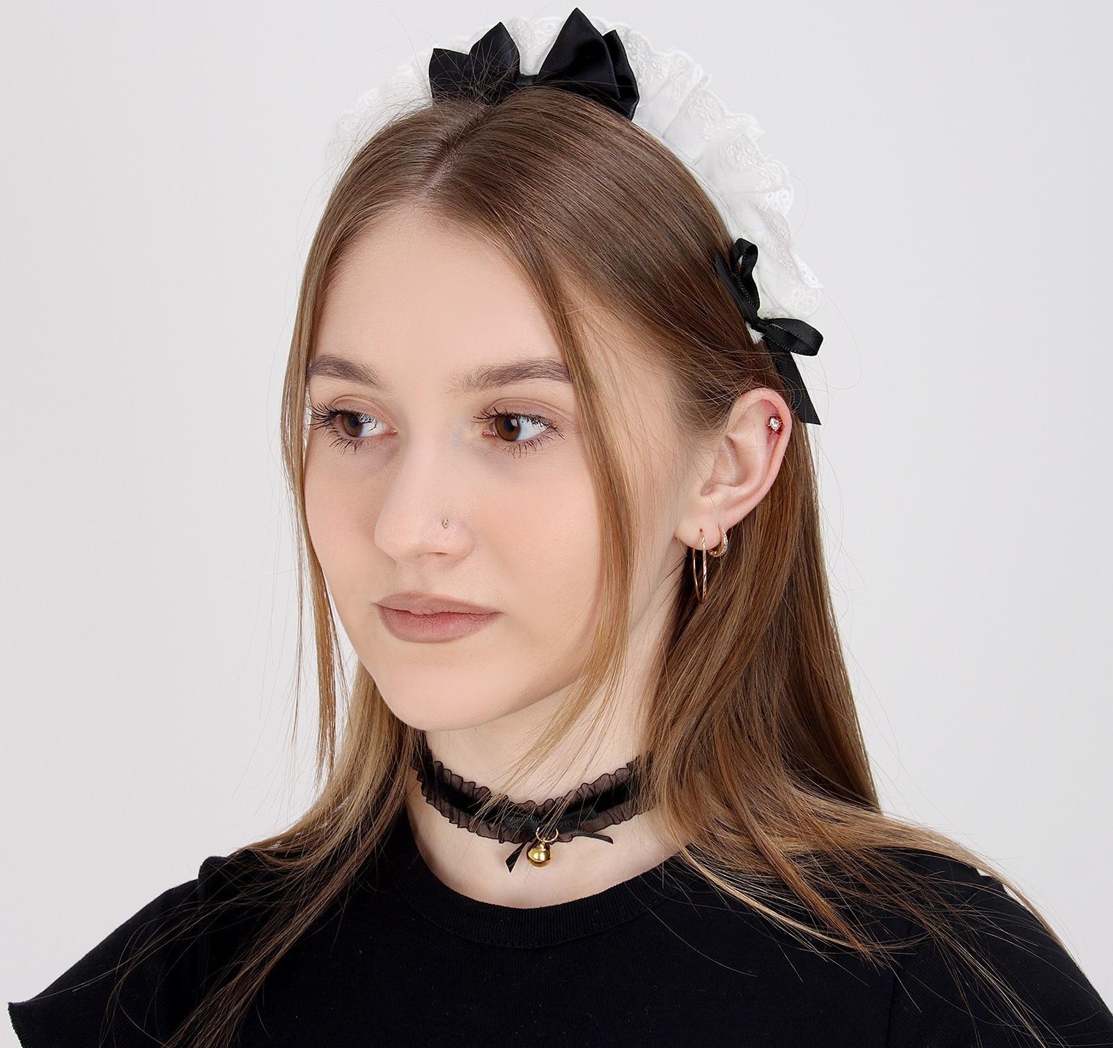 Карнавальный набор «Милая» (ободок+ чокер+ гольфы) аниме