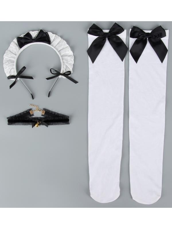 Карнавальный набор «Милая» (ободок+ чокер+ гольфы) аниме