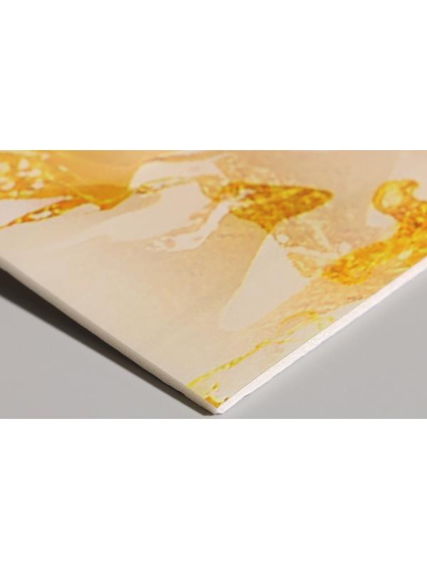 Панель самоклеящаяся 60*30см мрамор белый с золотом