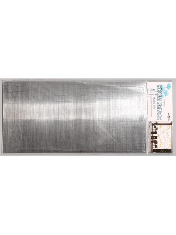 Панель самоклеящаяся 60*30см серебристая