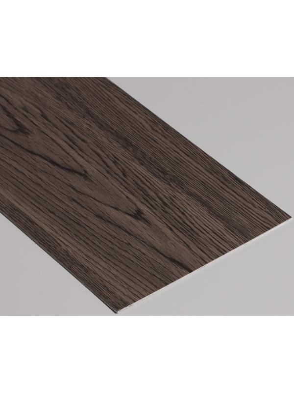Плитка виниловая самоклеящаяся 91х15см, коричневая