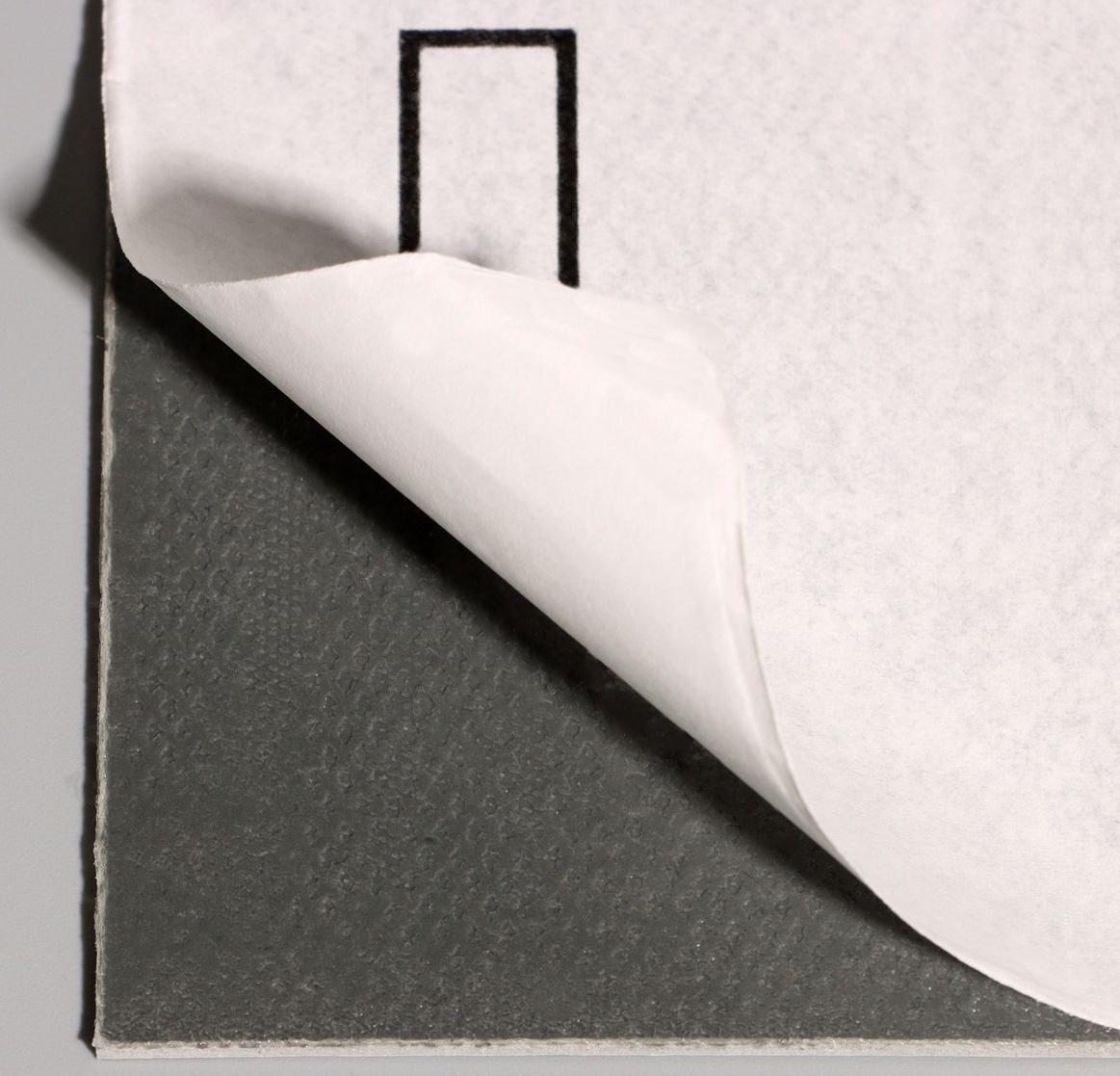 Плитка виниловая самоклеящаяся 91*15см серый ламинат