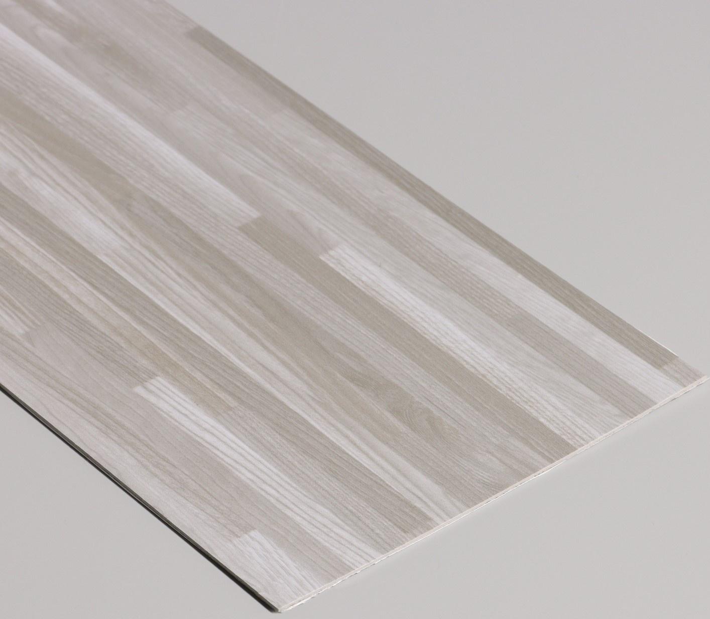 Плитка виниловая самоклеящаяся 91*15см серый ламинат