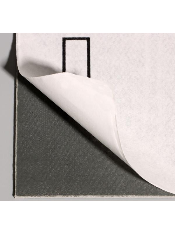 Плитка виниловая самоклеящаяся 91*15см серый ламинат