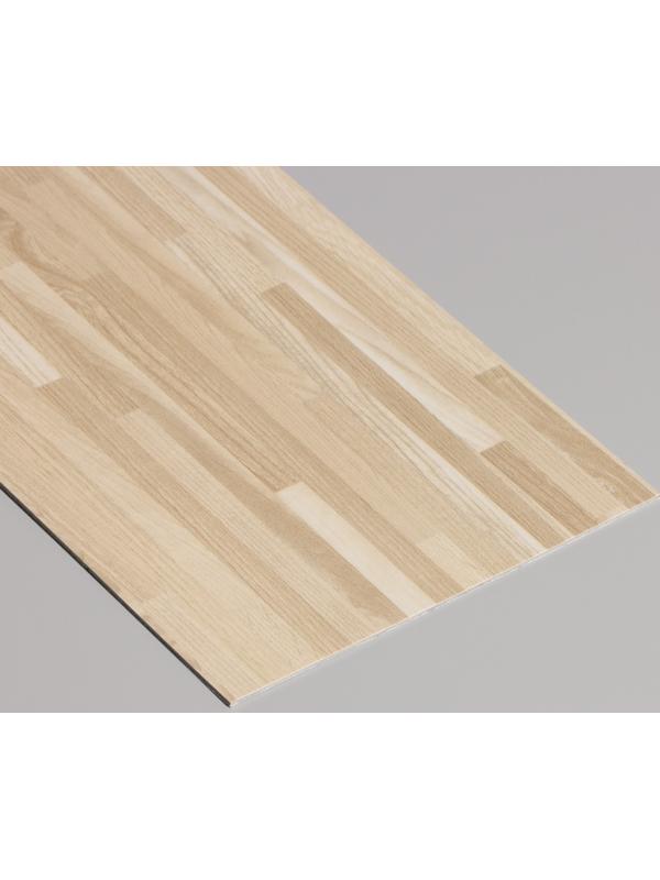 Плитка виниловая самоклеящаяся 91*15см бежевый ламинат